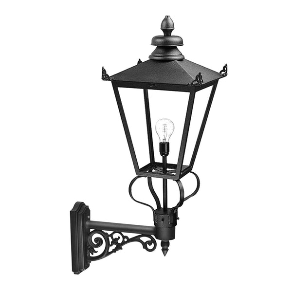 Wilmslow Wall Lantern in Black