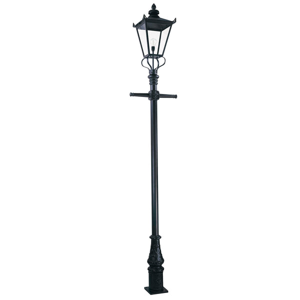 Wilmslow Victorian style Large Lamp Post in Black