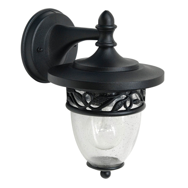 Burford 1 Light Wall Lantern in Black