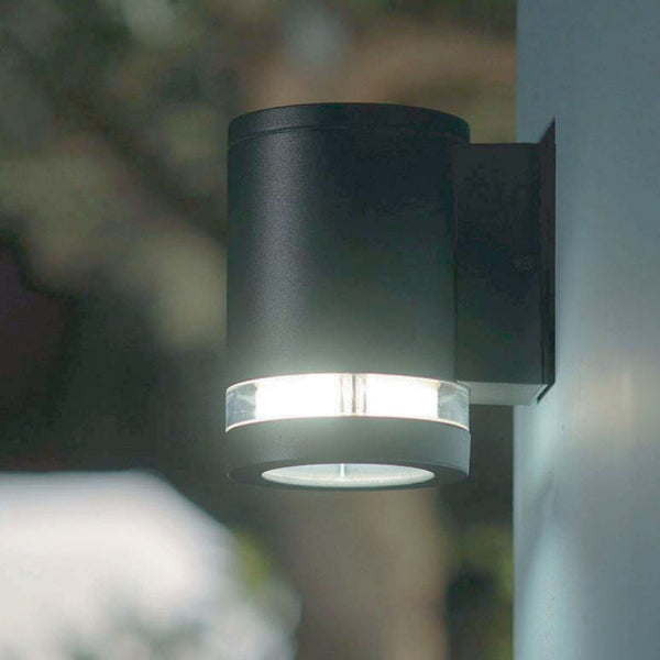 Magnus Down Wall Light in Dark Grey