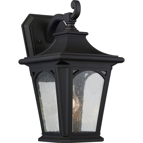 Bedford 1 Light Medium Wall Lantern in Mystic Black