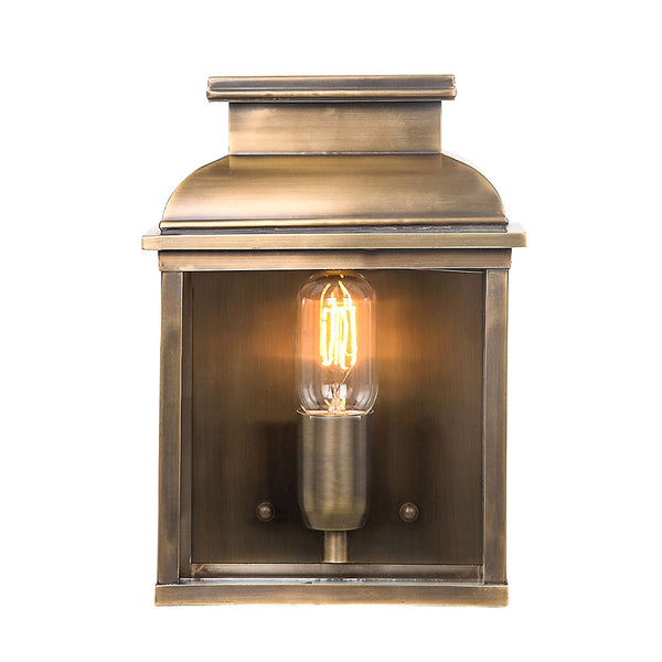 Old Bailey Solid Brass Outdoor Wall Lantern