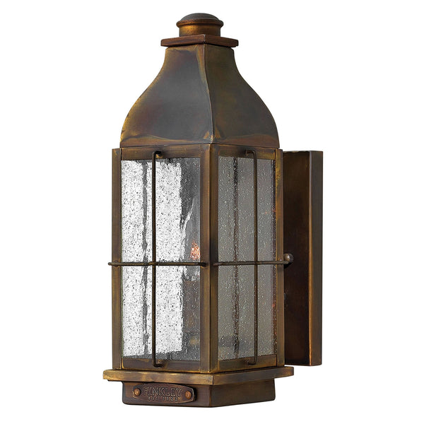Bingham Solid Brass Small Wall Lantern