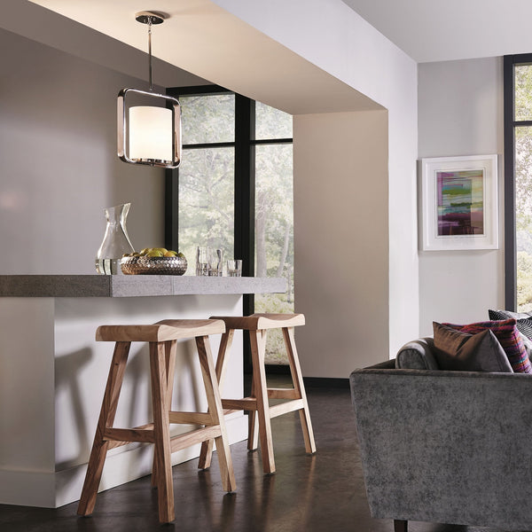 City Loft Medium Pendant in Polished Nickel