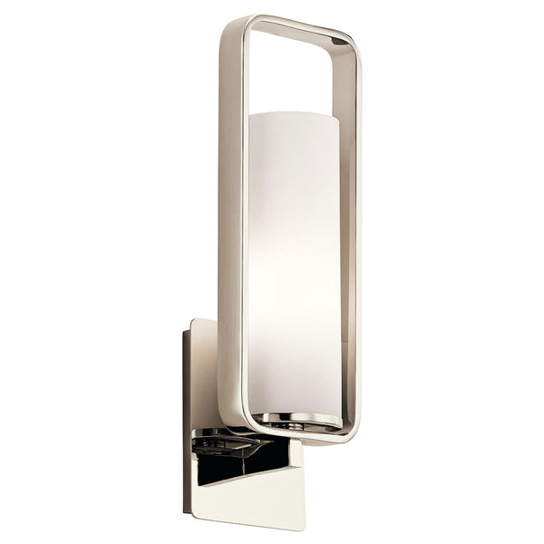City Loft Wall Light in Polished Nickel