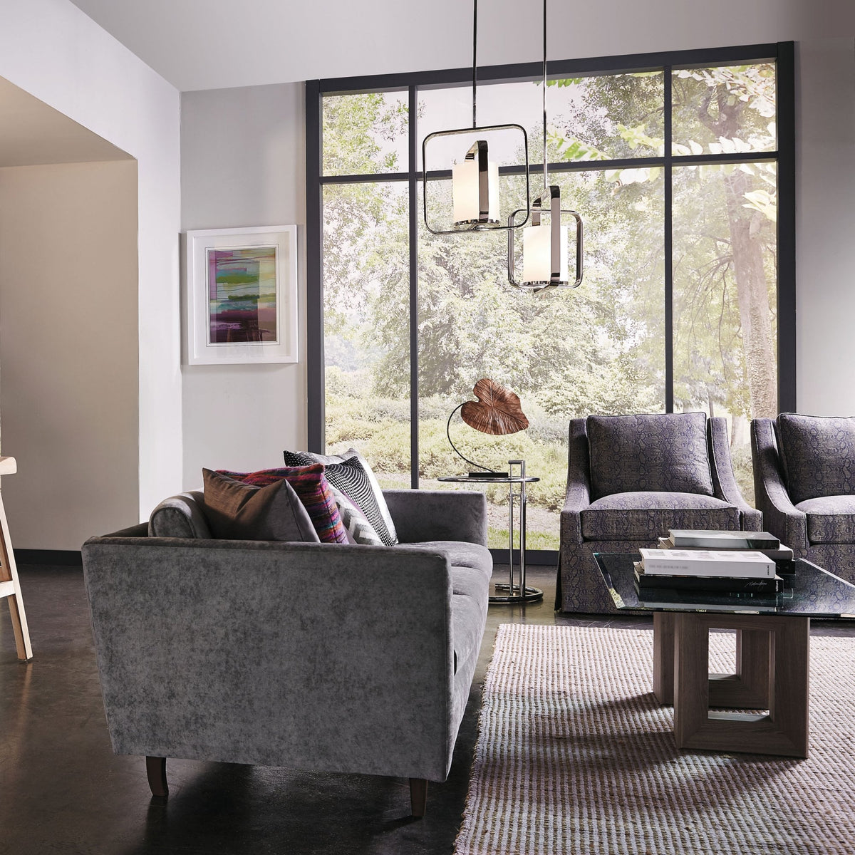 City Loft Wall Light in Polished Nickel