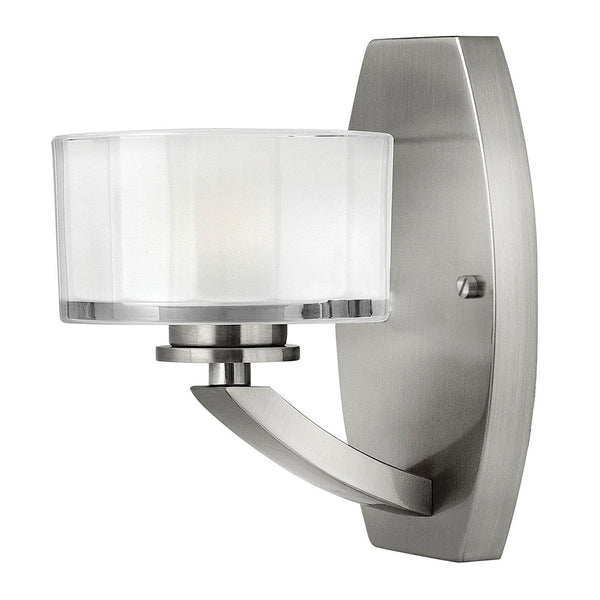 Meridian Wall Light in Brushed Nickel