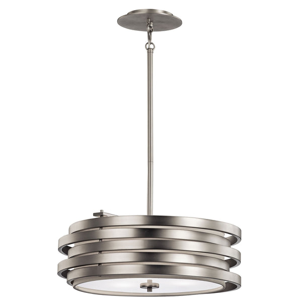 Roswell Pendant Light in Brushed Nickel