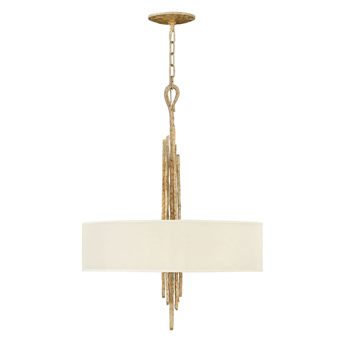 Spyre Six Light Pendant in Champagne Gold