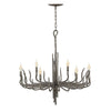Spyre Six Light Chandelier in Metallic Matte Bronze