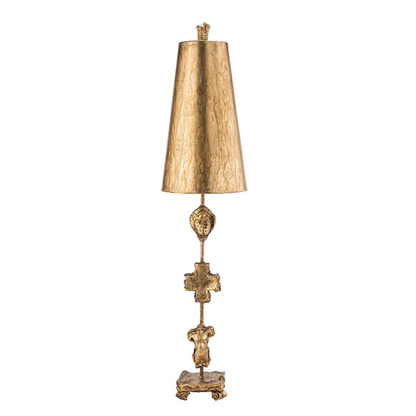 Fragment Table Lamp in Glazed Gold Leaf