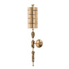 Fragment Wall Light in Glazed Gold Leaf