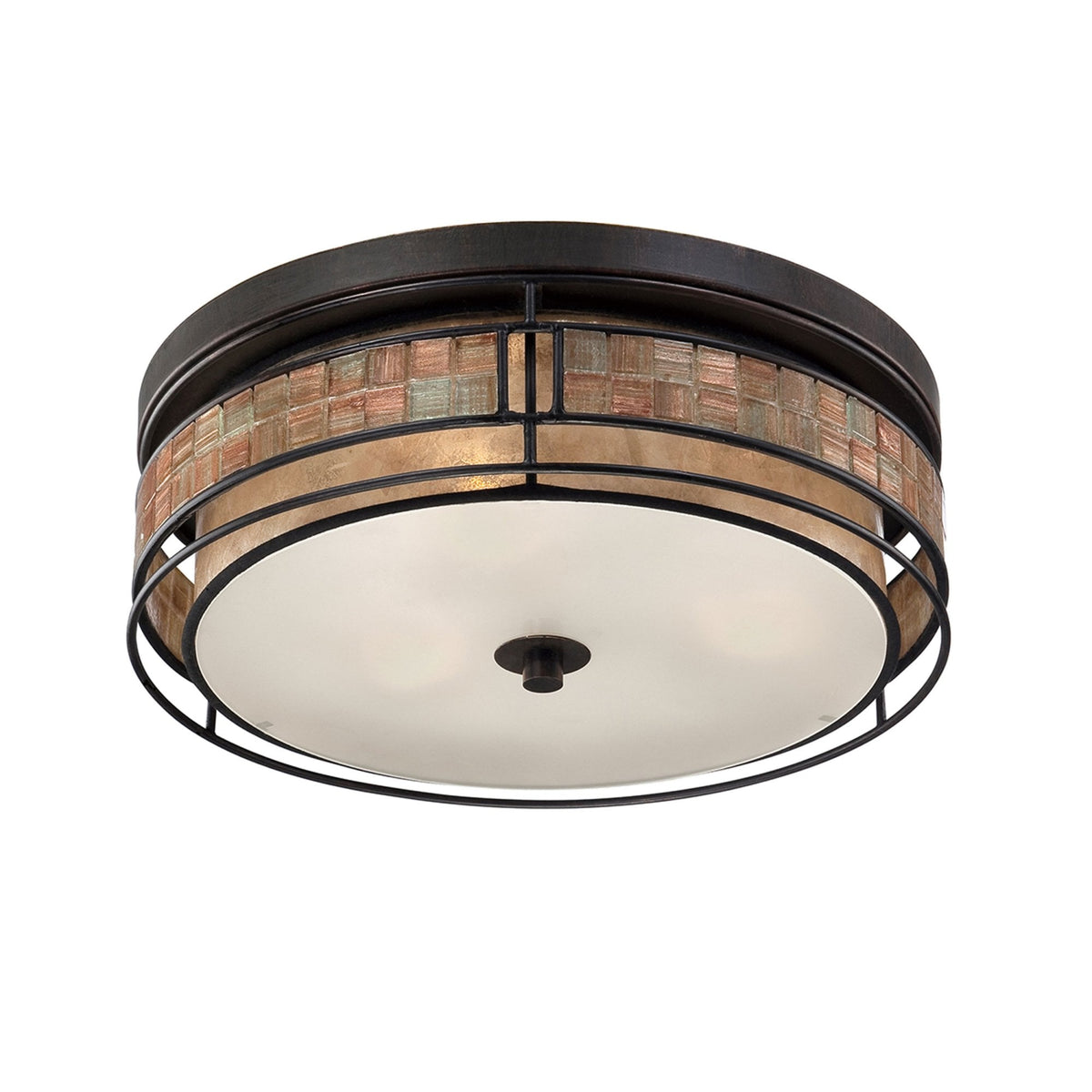 Laguna Large Flush Mount in Renaissance Copper