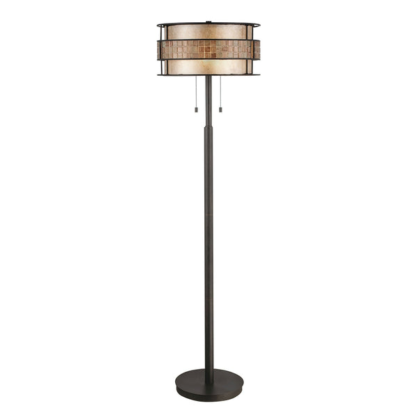 Laguna 2 Light Floor Lamp in Renaissance Copper