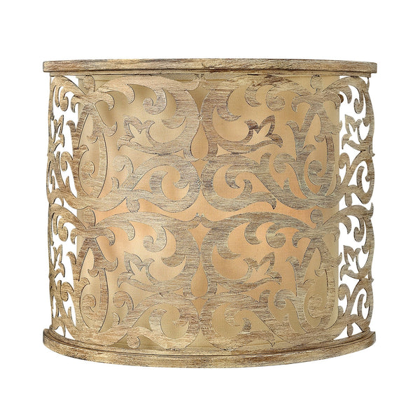 Carabel 2 Light Wall Light in Brushed Champagne