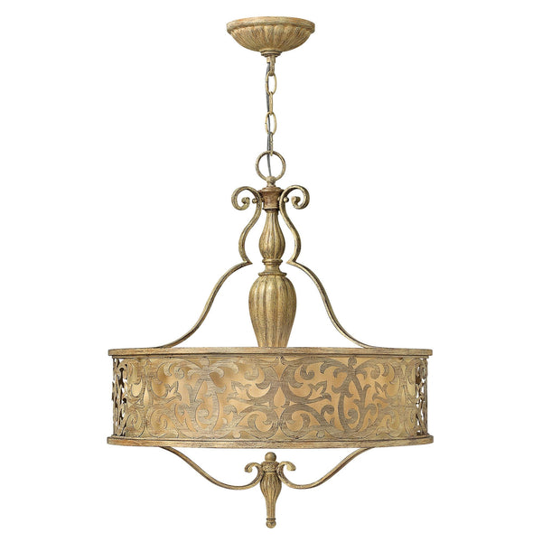 Carabel Pendant Chandelier in Brushed Champagne