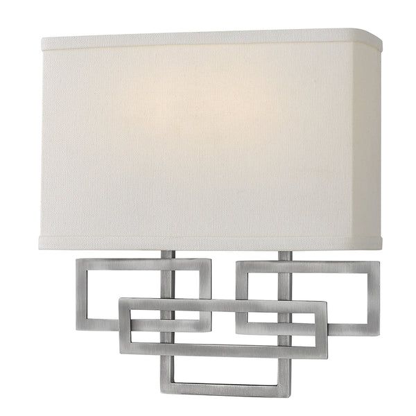 Lanza Wall Light in Antique Nickel