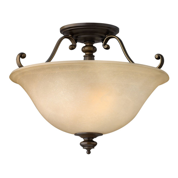Dunhill Semi-Flush Ceiling Light in Royal Bronze