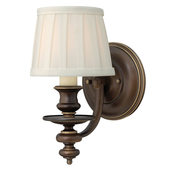 Dunhill Single Wall Light in Royal Bronze