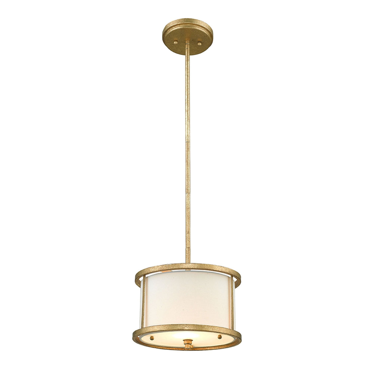 Lemuria Duo-Mount Mini Pendant in Distressed Gold