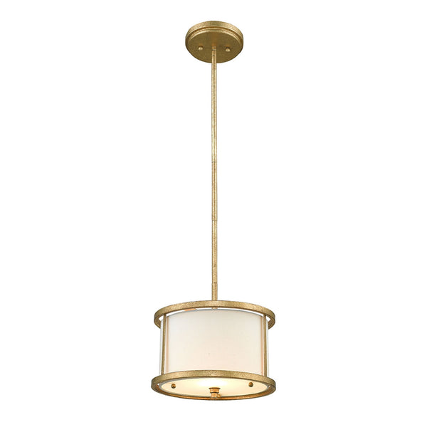 Lemuria Duo-Mount Mini Pendant in Distressed Gold