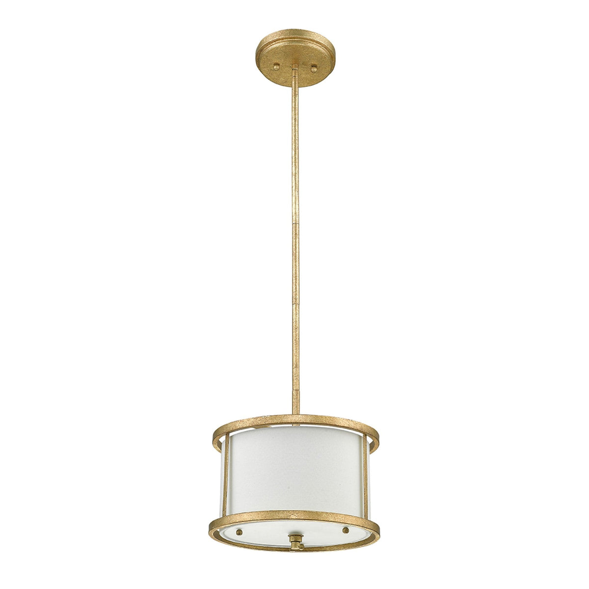 Lemuria Duo-Mount Mini Pendant in Distressed Gold