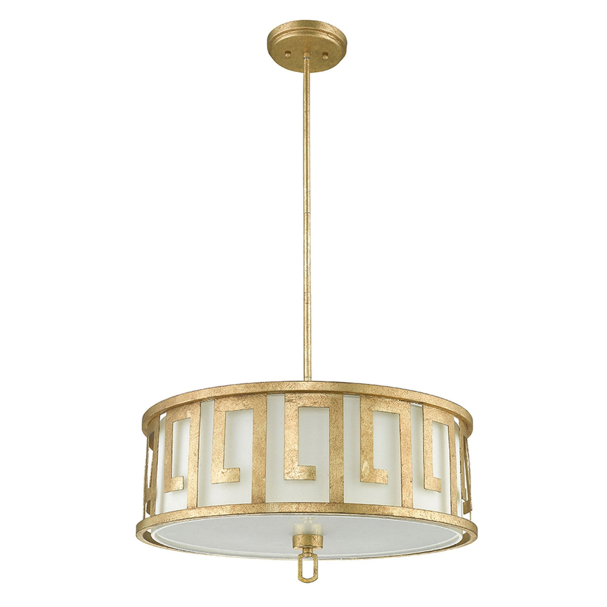 Lemuria Duo-Mount Large Pendant in Distressed Gold