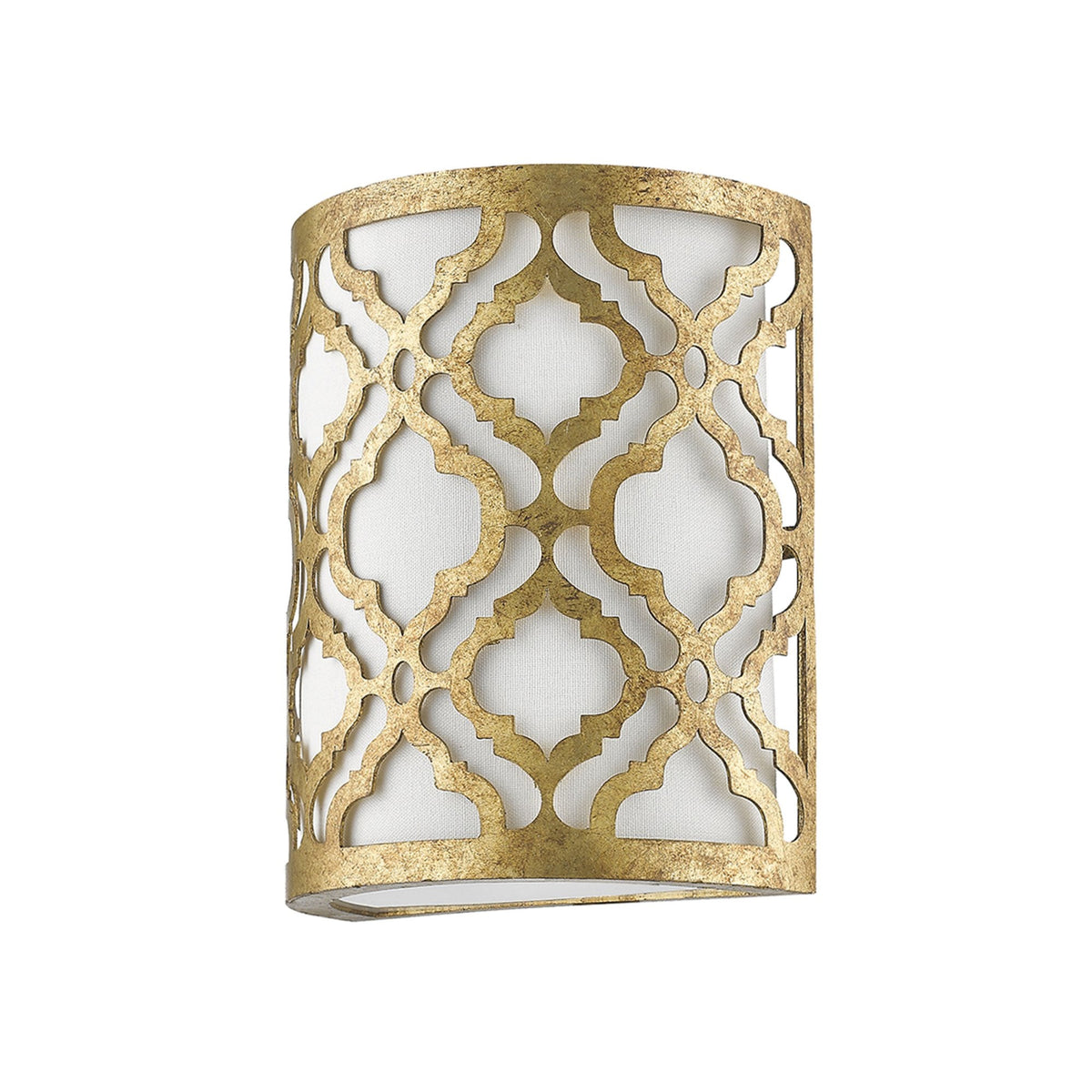 Arabella Single Wall Light in Distressed Gold