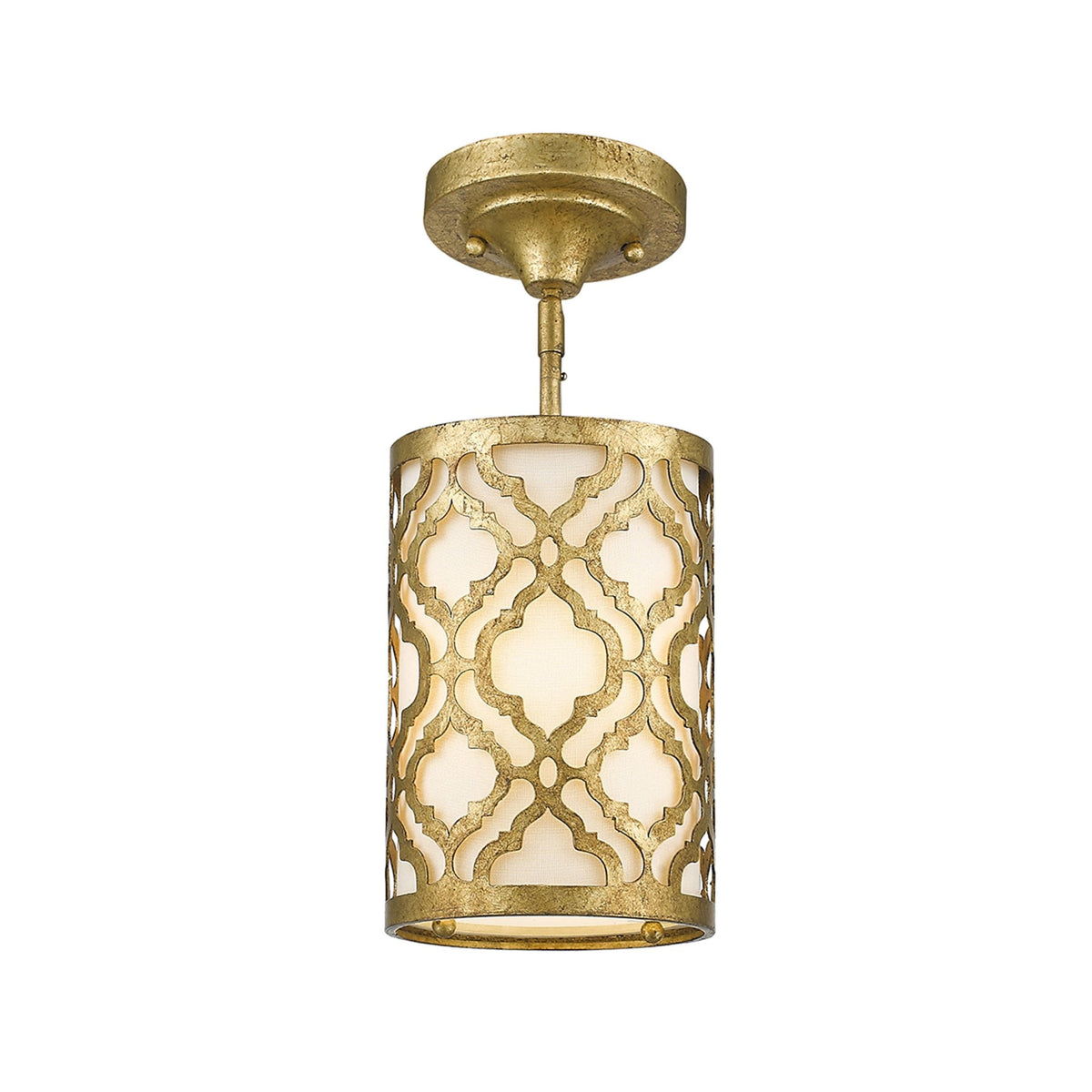 Arabella Duo-Mount Mini Pendant in Distressed Gold