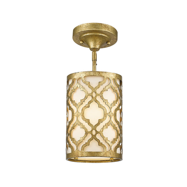 Arabella Duo-Mount Mini Pendant in Distressed Gold