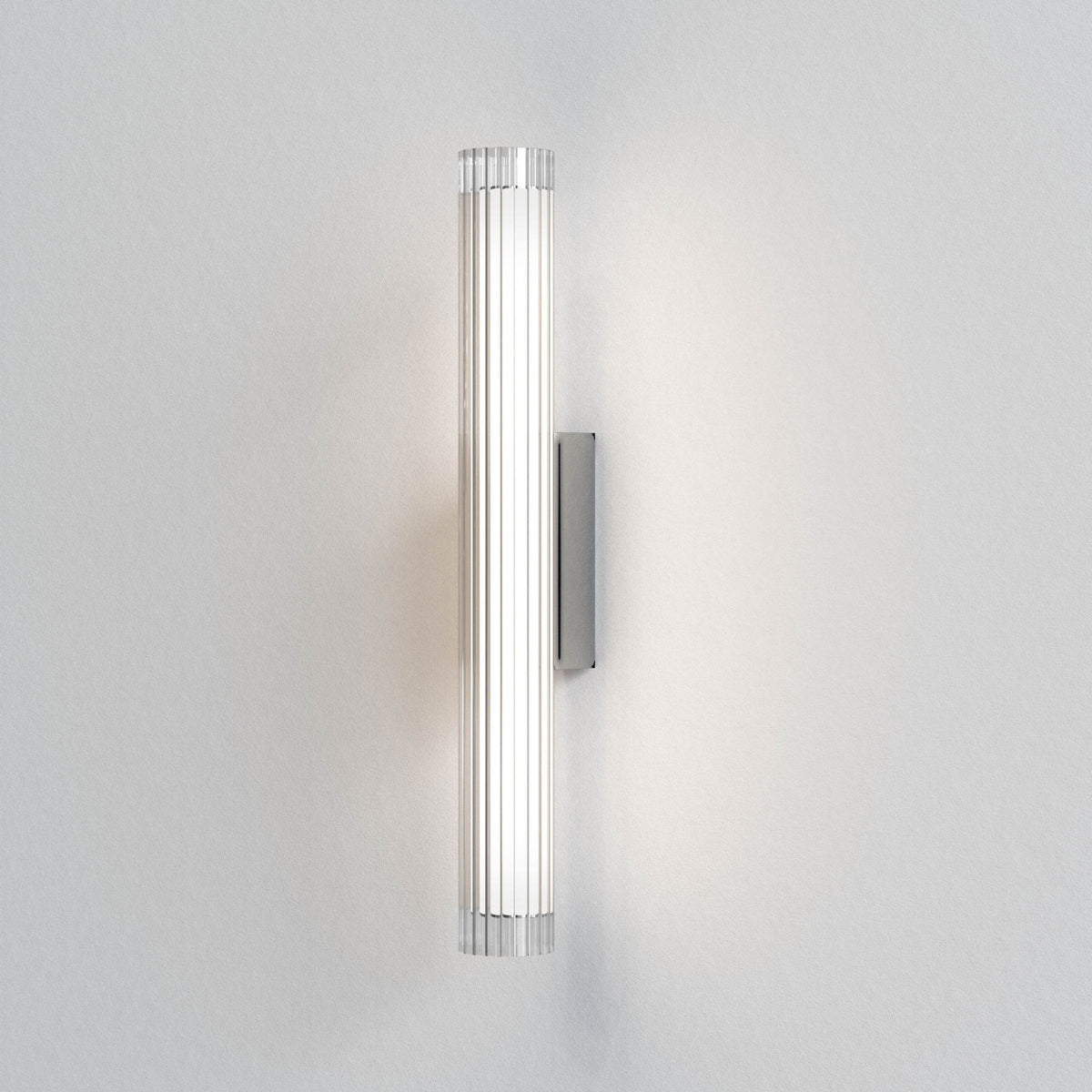 io 665 LED IP44 Wall Light in Polished Chrome