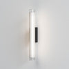 io 665 LED IP44 Wall Light in Matt Black