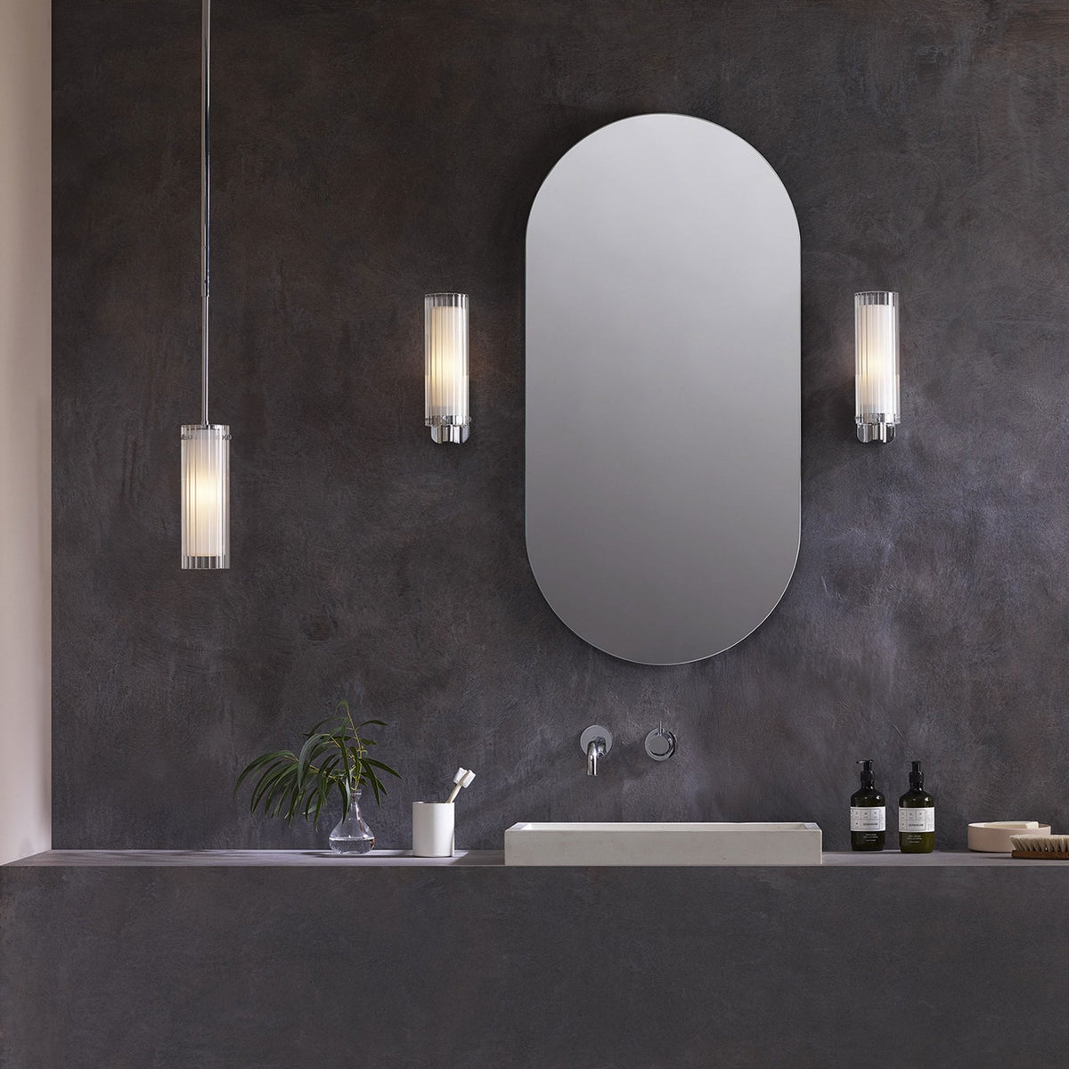 Ottavino Wall Light in Polished Chrome