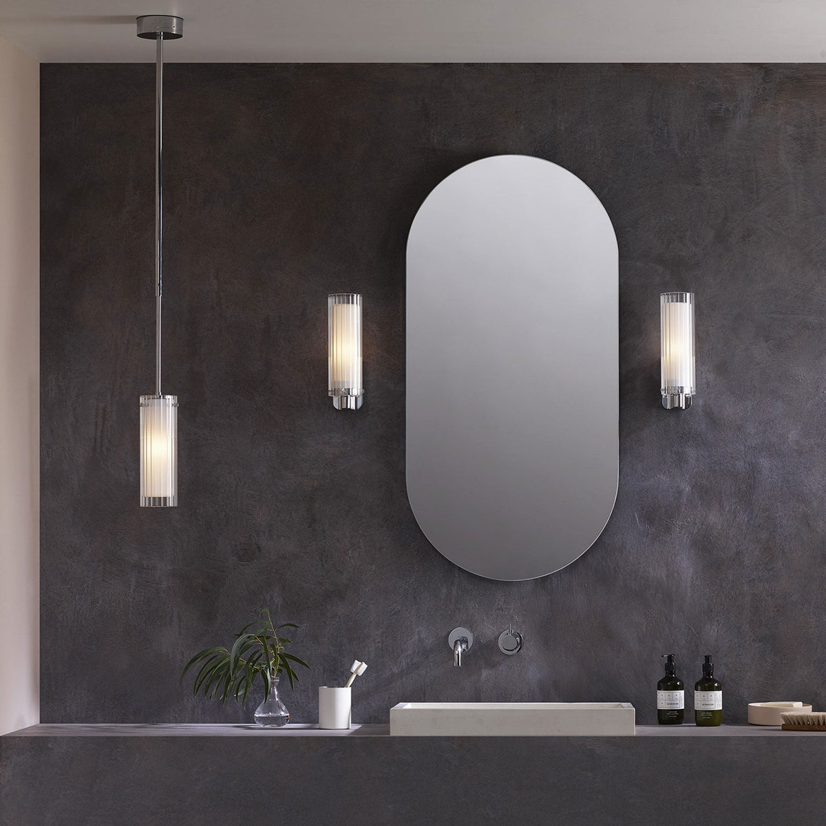 Ottavino Bathroom Pendant Light in Polished Chrome