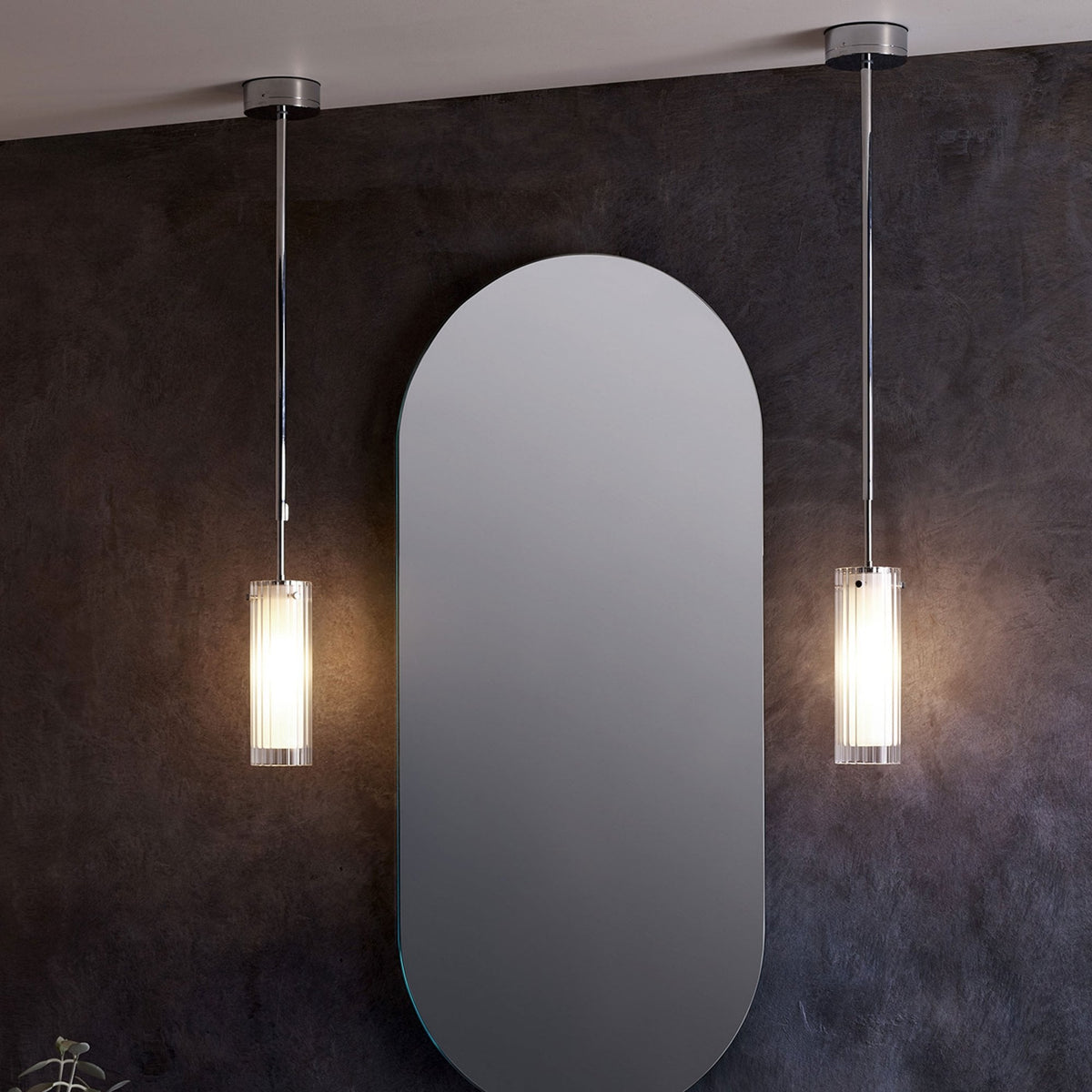 Ottavino Bathroom Pendant Light in Polished Chrome