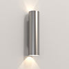 Ava 300 Coastal Twin Wall Light in Brushed Stainless Steel