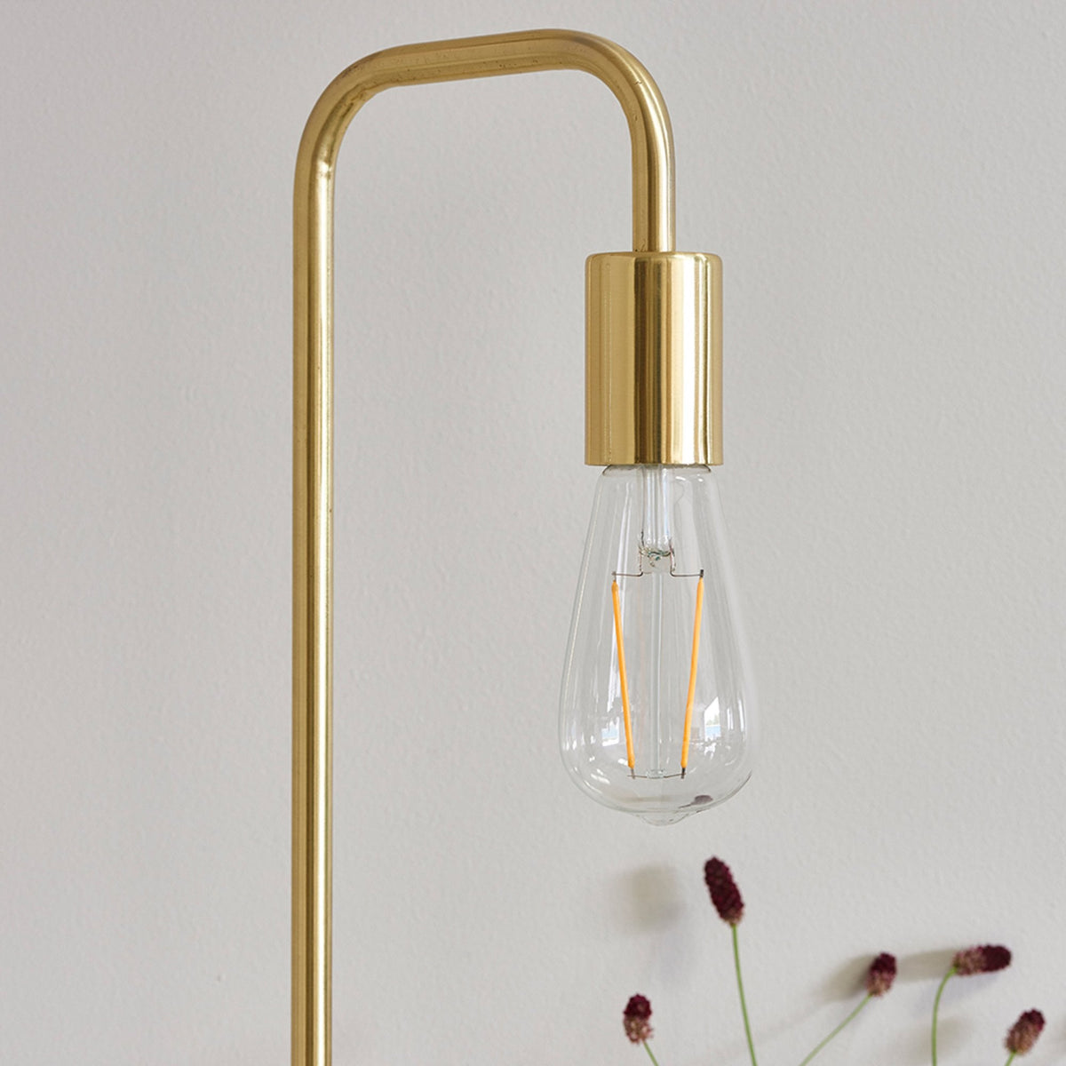 Rubens Table Lamp In Brushed Brass