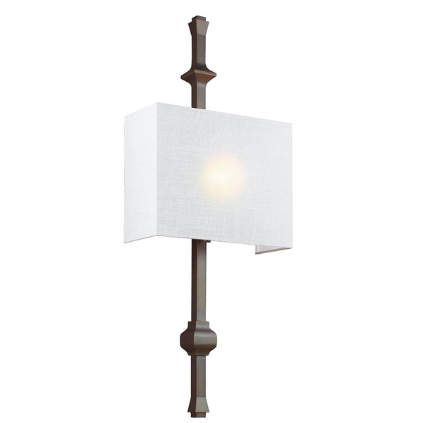 Teva Single Light Wall Light in Antique Bronze