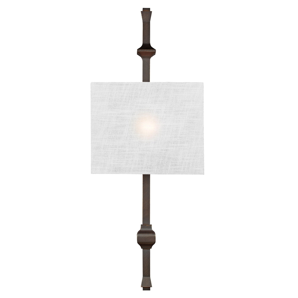 Teva Single Light Wall Light in Antique Bronze