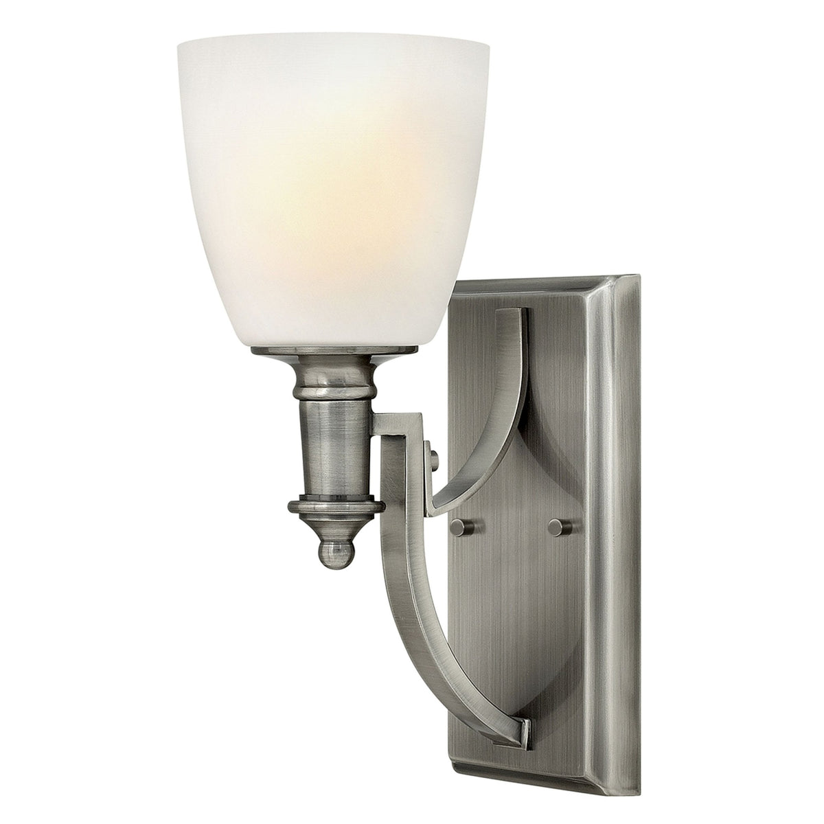 Truman Single Wall Light in Antique Nickel