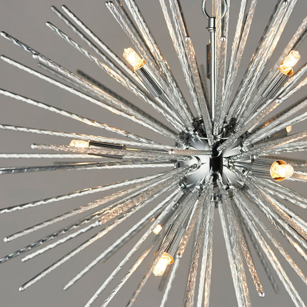 Lena Nine Light Pendant in Chrome