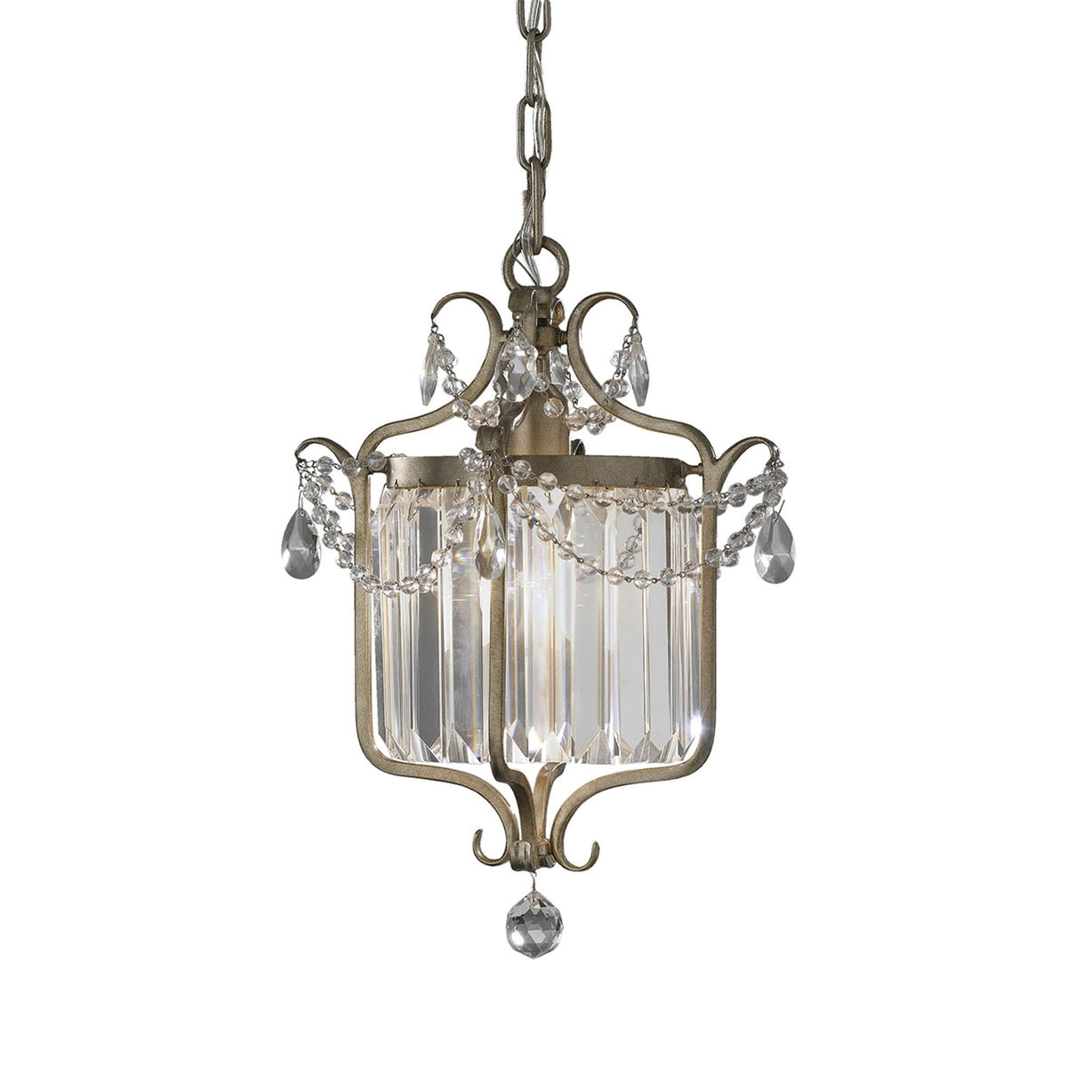 Gianna Single Duo Mount Pendant with Cut Glass