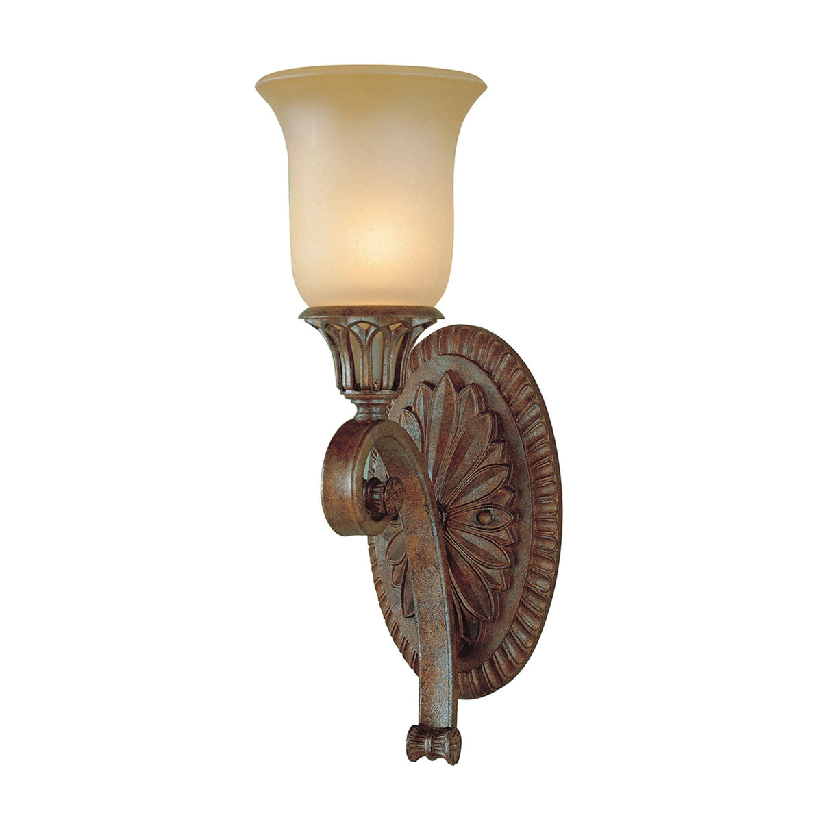 Stirling Castle Single Wall Light in British Bronze