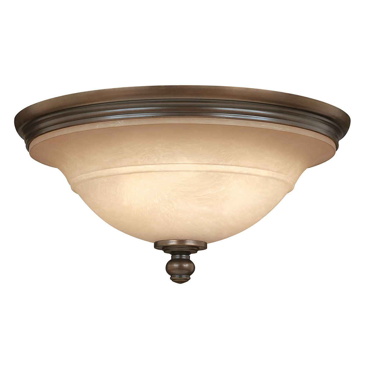 Plymouth Flush Mount Ceiling Light in Old Bronze