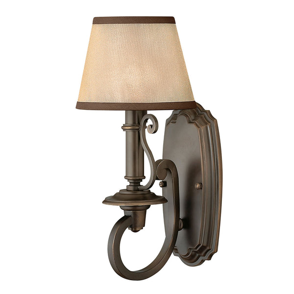 Plymouth Single Wall Light in Old Bronze