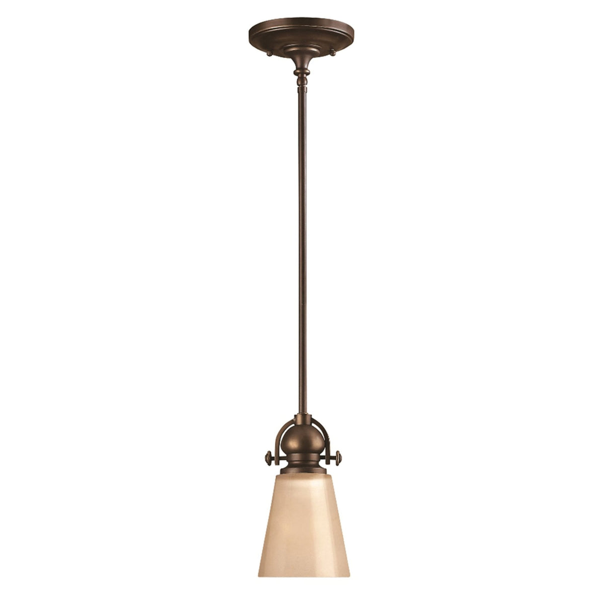Mayflower Slim Mini Pendant in Olde Bronze
