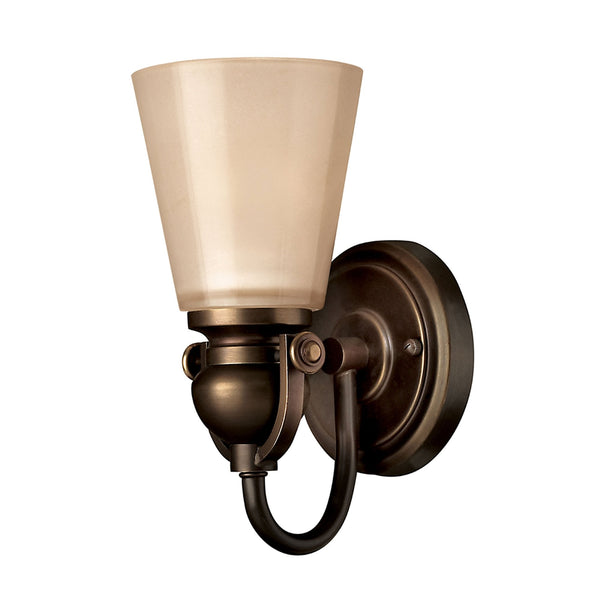 Mayflower Single Wall Light in Olde Bronze