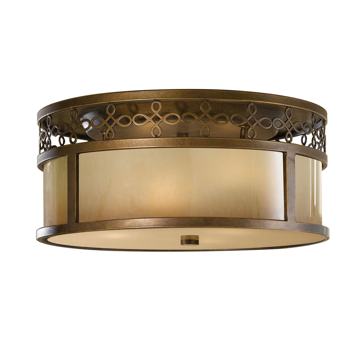 Justine Flush Light in Astral Bronze