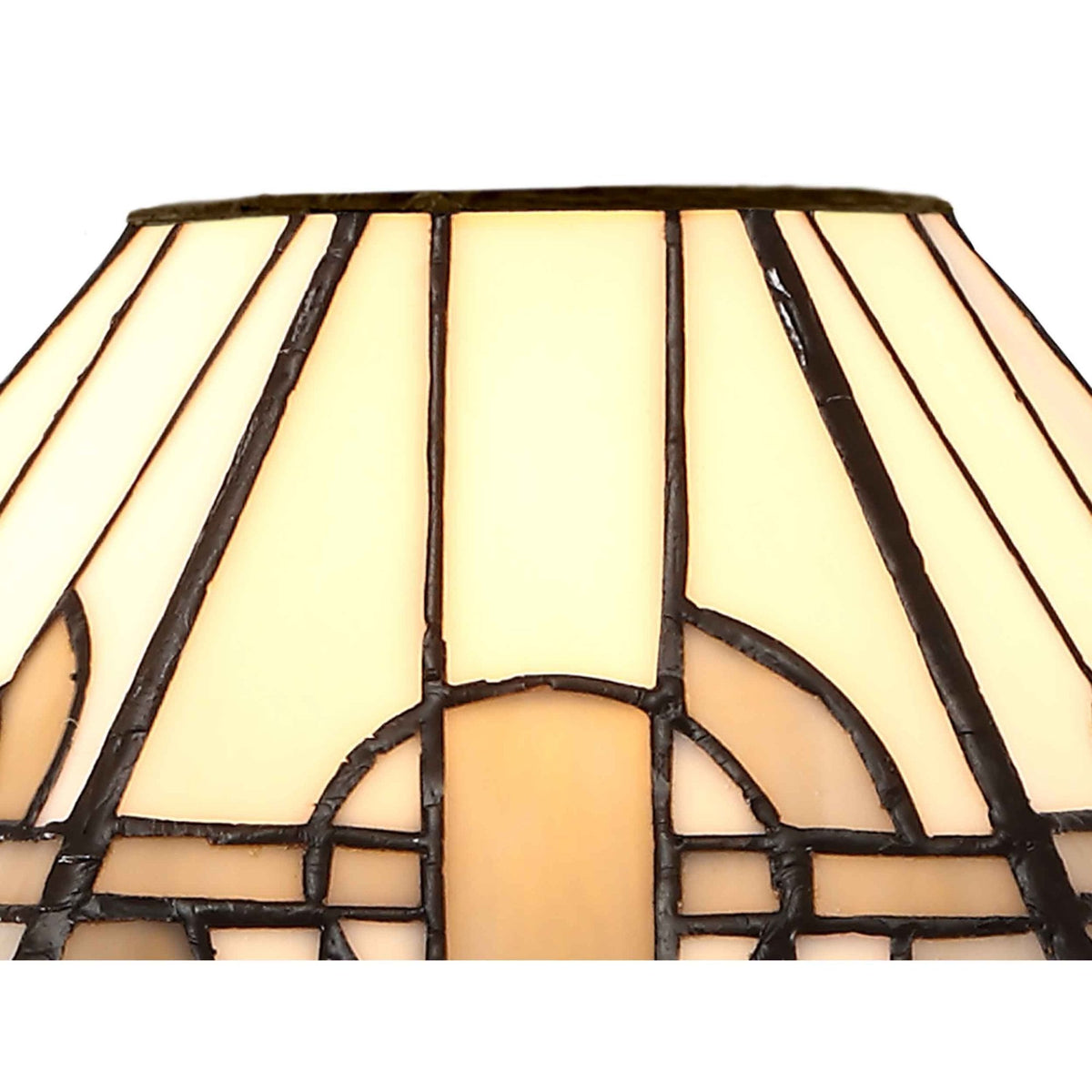 Jacobstowe Tiffany 300mm Shade Only in White Grey Black Clear Crystal