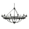 Windsor Twelve Light Chandelier in Graphite